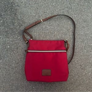 G.H. Bass & Co. red nylon crossbody bag/purse